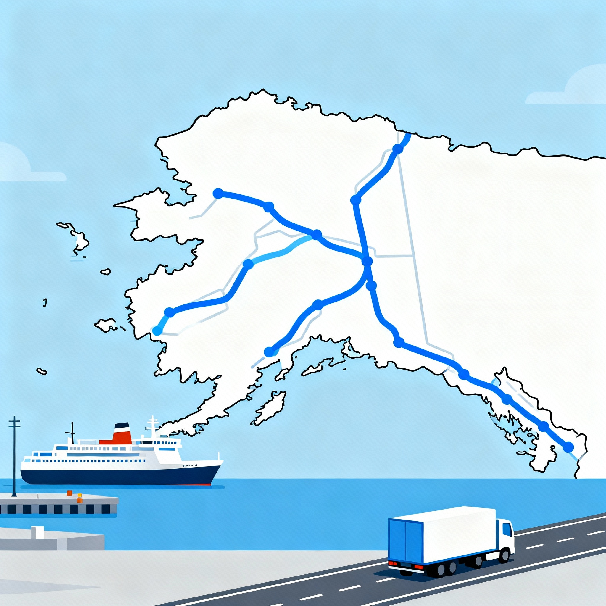 Alaska route illustration